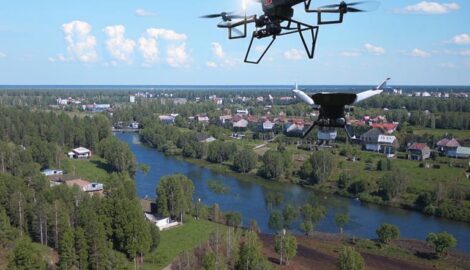 Дроны контролируют противопожарный режим на дачах в Новосибирской области
