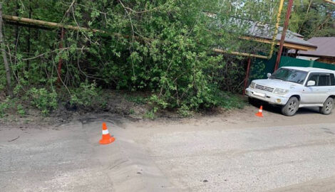 Подросток попал в больницу после падения с питбайка в Новосибирске