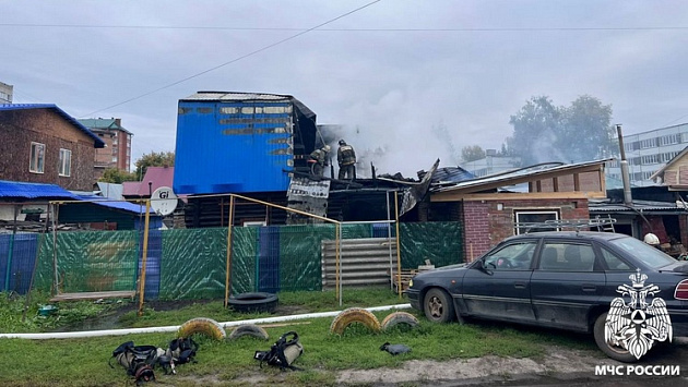 Трагедия в Бердске: Погиб 11-летний ребенок во время пожара в частном доме